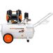 Ruris Silent Power 5000oilfree Compresseur Silencieux Sans Huile 1500w 50 L 236 L/min 8 Bar 2 Sorties Manomètres Protection Surcharge Et Surchauffe Roues 6
