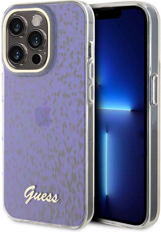 Guess IML Case for iPhone 15 Pro - Purple