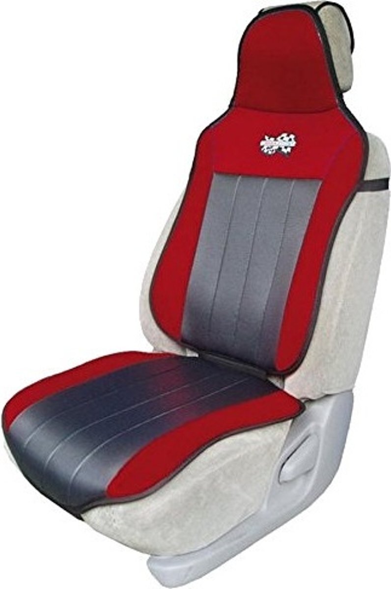 Race sport Stoelkussen Coolmate Universeel Kunstleer Zwart/rood