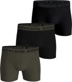 Björn Borg Cotton Stretch Boxers 3-pack Zwart, XXL