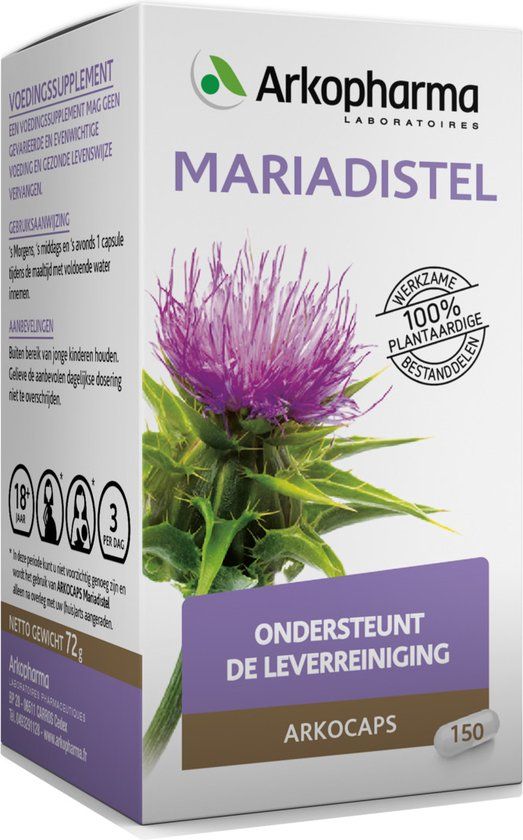 Arkocaps Mariadistel Capsules 150st