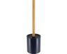 Tendance Toiletborstel met houder 103 series - Blauw - Metaal/Bamboe Hout