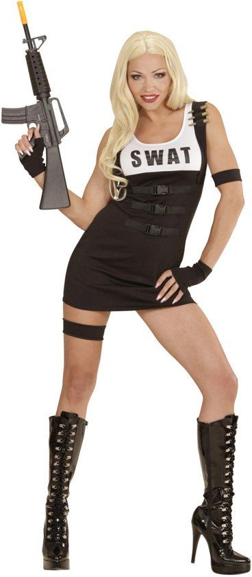 Widmann Politie & Detective Kostuum Arrest Me Swat Meisje Vrouw Small Carnaval kostuum Verkleedkleding