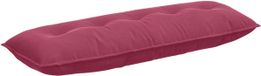 vidaXL Rugkussen Wijnrood 140 x 50 cm Corduroy stof