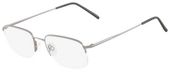 flexson Flexon 606 Gunmetal Rechthoekig Metaal Herenbril