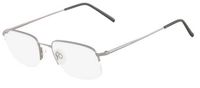 flexson Flexon 606 Gunmetal Rechthoekig Metaal Herenbril