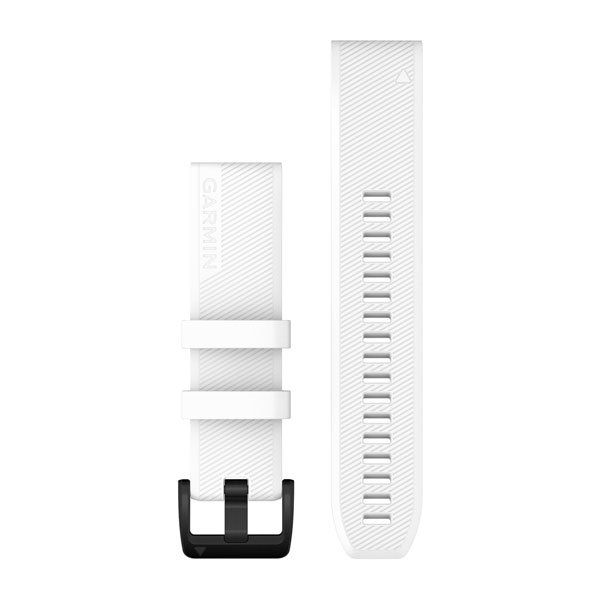 Garmin QuickFit 22mm horlogeband - Wit met zwarte gesp