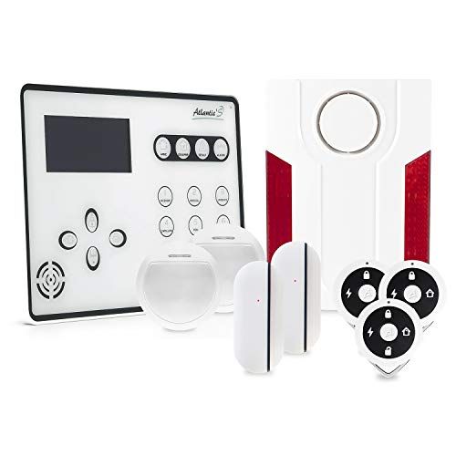 Atlantic'S - Alarme maison sans fil GSM ATEOS Kit 2A (MD-334R)