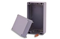 BOXEXPERT Aluminium industriële behuizing Alster serie 220x120x91mm IP 66 grijs RAL7001 Kast verdeelkast