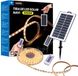 M Ledme Ledstrip voor buiten, 5 m, met afstandsbediening, IP68, waterdicht, 300 leds, warmwit ledlicht, met installatieset voor zonnepaneel, voor tuin, huis, decoratief