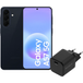 Samsung Galaxy A57 256GB Donkerblauw 5G + BlueBuilt Oplader met Usb C Poort 45W Zwart