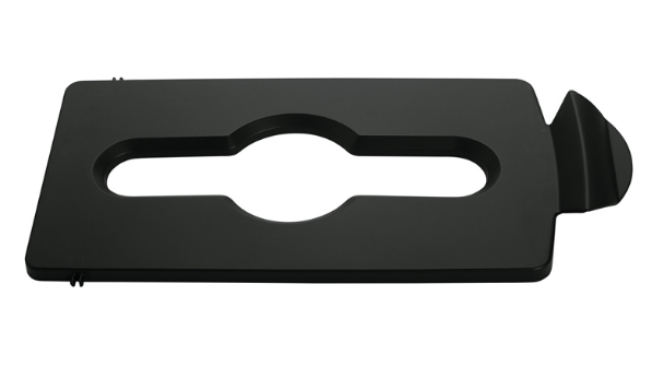 Slim Jim - Mixed Recycling Lid - Black