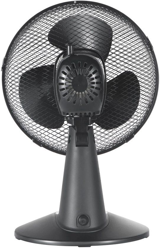 Inventum Tafelventilator Ø 30 cm zwart