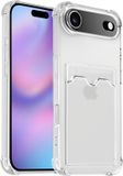 ShieldCase TPU hoesje met pasjeshouder geschikt voor iPhone Air (transparant)