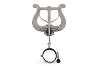 GEWA Marspartituurhouder Bb-klarinet - Vernikkeld - Grote Lyra - 2 drukknoppen - Ringdiameter 33 mm