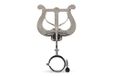 GEWA Marspartituurhouder Bb-klarinet - Vernikkeld - Grote Lyra - 2 drukknoppen - Ringdiameter 33 mm