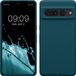 kwmobile telefoonhoesje geschikt voor Google Pixel 7 Pro - Hoesje met siliconen coating - Smartphone case in mat petrol