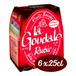 LA GOUDALE Rubis bière aromatisée aux fruits rouges 5% - Pack de 6 x 25 cl