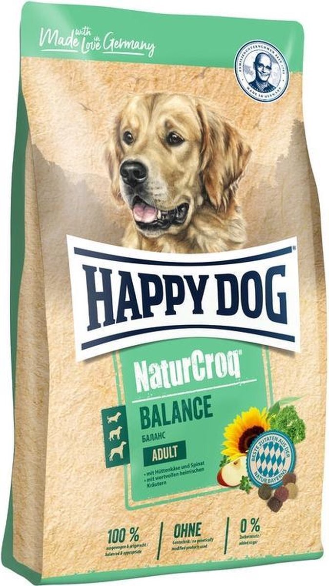 Happy Dog NaturCroq Balance - 4 kg Hondenvoer Droogvoer Hondenvoeding