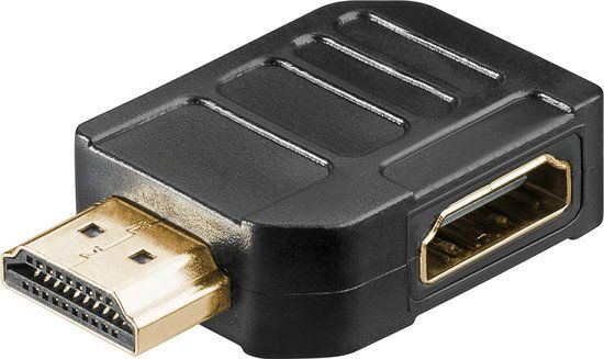HDMI 2.1 Adapter - Haaks naar rechts - 8K 60Hz - Zwart