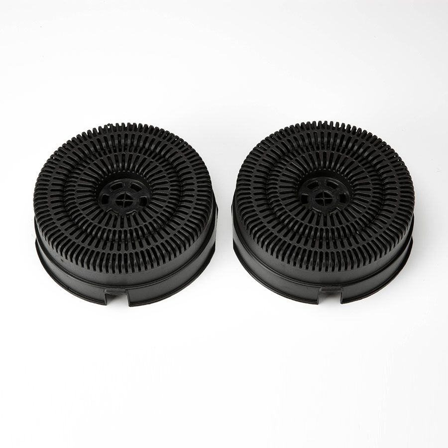 Elica CFC0141571 Charcoal Cooker Hood Filter - Black - 2 Pack