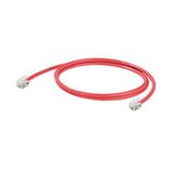 Weidmüller IE-C6GO6LR0050F40F40-X-K6KV Netwerkkabel Rood 5 m Cat3 U/UTP