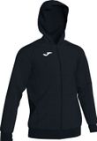 Joma Menfis Jas Met Kap Kinderen - Zwart | Maat: 6XS (104)