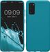 kwmobile telefoonhoesje geschikt voor Samsung Galaxy S20 - Hoesje voor smartphone - Back cover in mat petrol