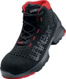 Uvex 1 laars S1 85478 zwart, rood