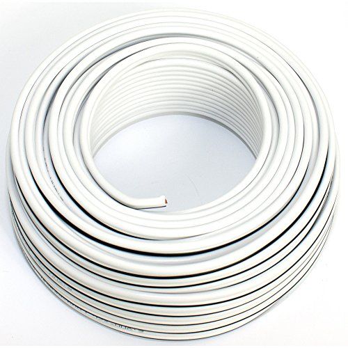 Luidsprekerkabel SeKi Luidsprekerkabel 2 x 2,50 mm2 - 25 m - wit - CCA - audiokabel - boxkabel