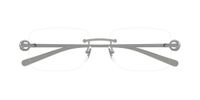 Gucci Lunettes Carrées Argentées pour Homme GG1703O 55mm