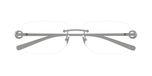 Gucci Lunettes Carrées Argentées pour Homme GG1703O 55mm