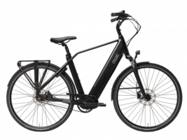 QWIC Premium i MN7+ Belt Elektrische Fiets - Charcoal Black - 2023 Model
