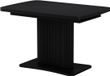 Vicco Table à manger Fenaro, Noir, 120-160 x 80 cm extensible