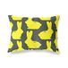 BonaMaison Neon Geel-Rook Decoratieve Kussensloop, Kussenhoezen Bank, Decoratieve Kussenhoesjes, Kussensloop; Sofa, Slaapkamer, Kantoor, Auto 35x50 Cm - Ontworpen en vervaardigd in Turkije