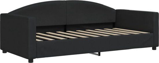 vidaXL Slaapbank 90x190 cm stof zwart