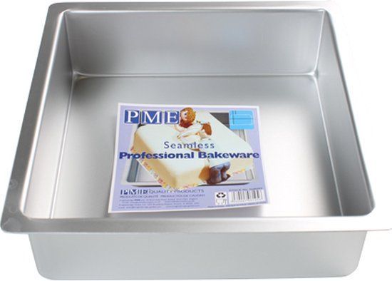 PME Diepe Vierkante Bakvorm 22,5 x 22,5 x 7,5cm