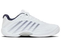 K-Swiss Men Hypercourt Express 3 Clay White/Peacoat/Silver Tennis Shoes Size 42.5