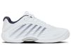 K-Swiss Hypercourt Express 3 Clay tennisschoenen voor heren, Wit Peacoat Zilver, 46 EU