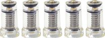 Thermacell 5 stuks aansteekmechanisme/ventiel voor het bijvullen van Thermacell-cartridges, muggenwerende adapter, kunststof, transparant