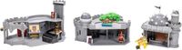 JAKKS Pacific The Super Mario Bros. Movie Super Mario Galaxy-film Bowser-kasteel speelset, officieel gelicentieerd, inclusief 1,5" mini verstelbaar figuur en karakteraccessoires, 3 speelniveaus, hittegeactiveerde schilderijen