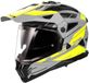 LS2 MX702 Pioneer II Namib Mat Grijs Fluo Geel Adventure Helm - Maat S