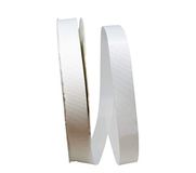 Reliant Ribbon Grosgrain Allure Ribbon, 7/8 Inch X 100 Yards, White