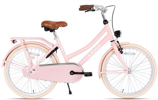 SJOEF City Meisjesfiets 22 inch | Kinderfiets Roze