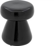 Kave Home Bijzettafel Manya Zwart Keramiek Ø 38 cm