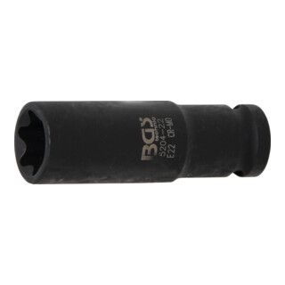 BGS Kracht dopsleutel E-profiel - 12,5 mm (1/2") - E22 mm - 1 stuk