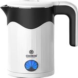 Avizar Bouilloire en acier inoxydable 1,8 Litre 1500W Blanc/Noir