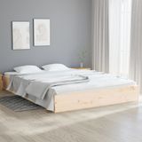 Maison Exclusive - Lit en bois massif, sans matelas, 200x200 cm