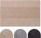 Blumtal Japandi paillasson - Antidérapant - Polyester 40 x 60 cm - Beige - Rayé