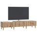 vidaXL TV-kast 147 x 34,5 x 30 cm Artisanaal eiken Bewerkt hout
